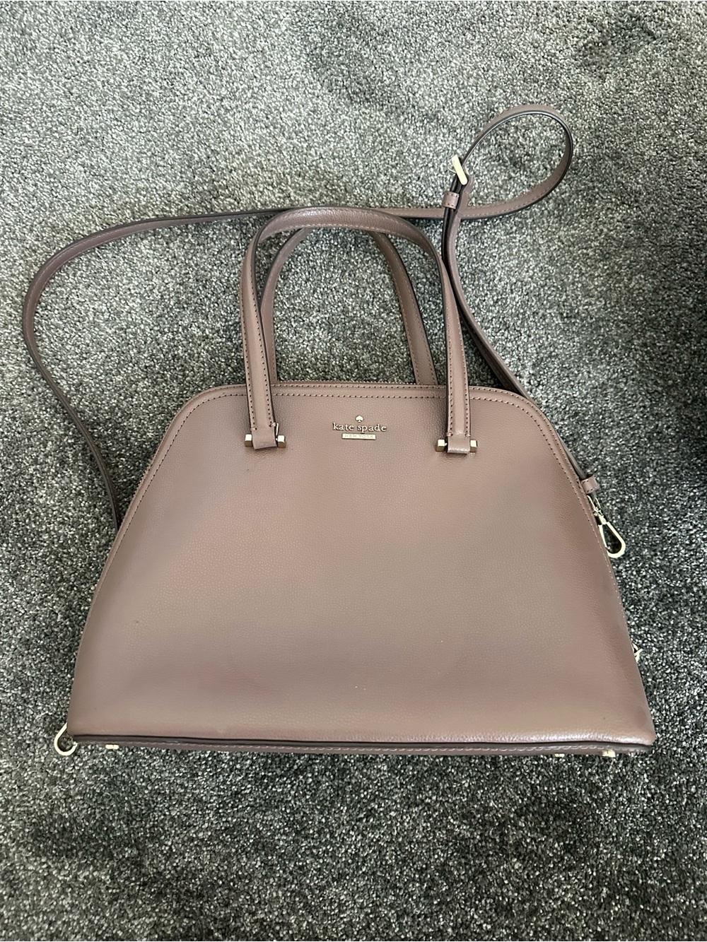 kate spade New York Mauve Dome Satchel